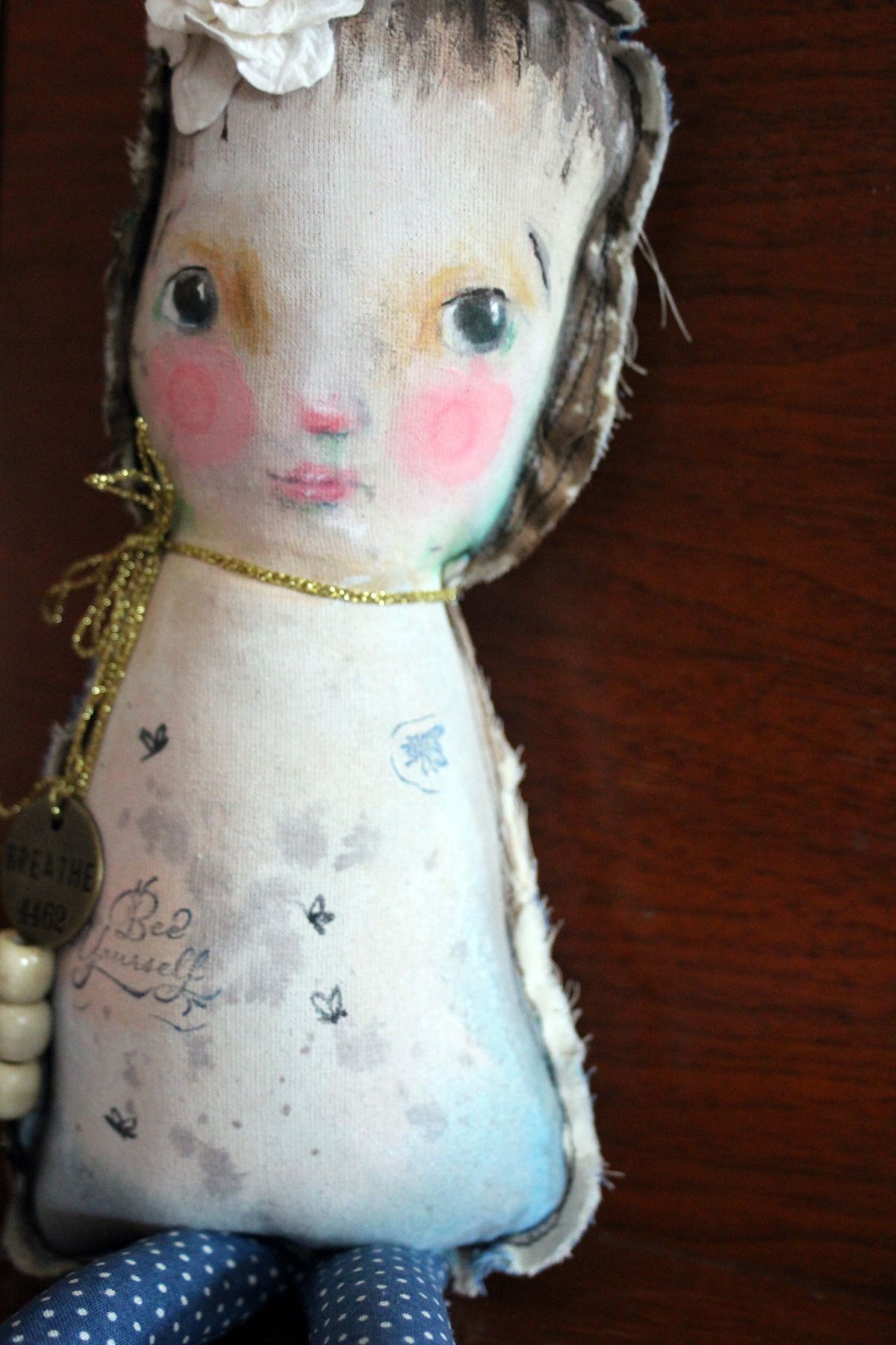 handmade doll Nellie